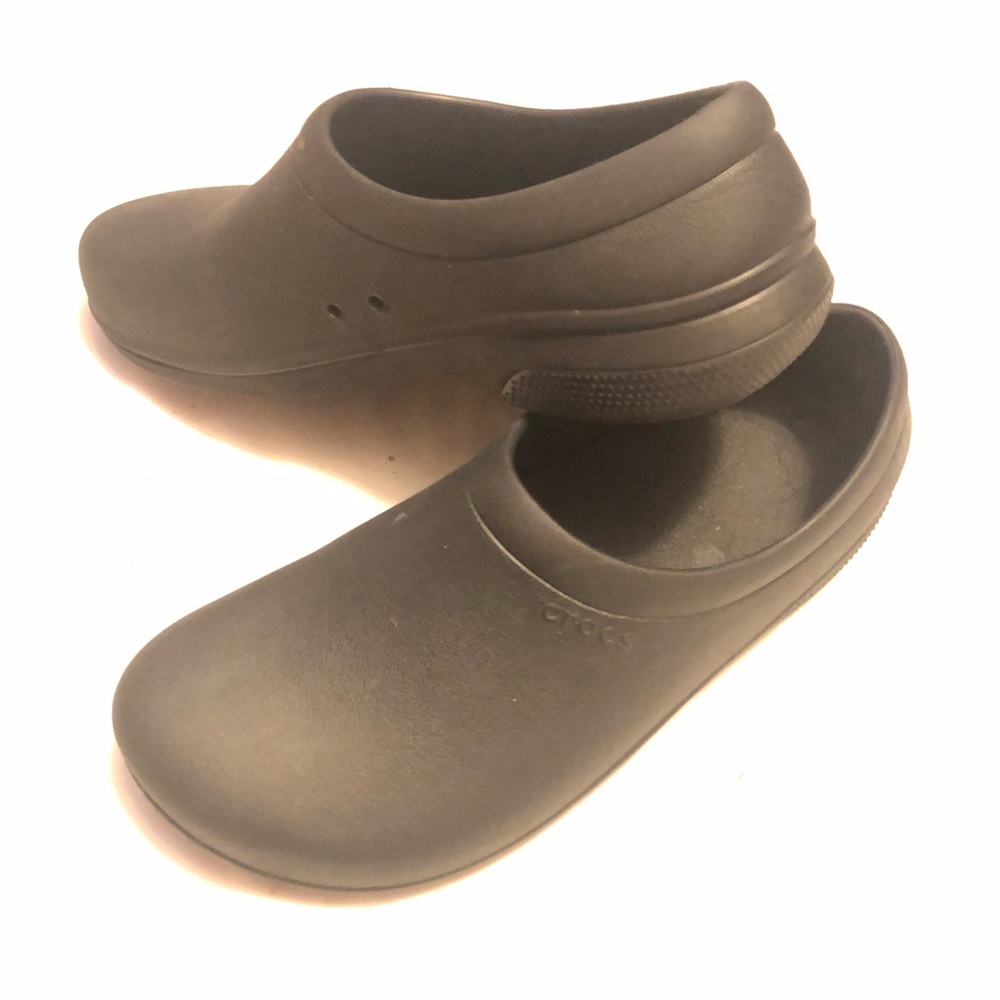 Crocs On The Clog Slip Resistant Work Clog Black … - image 1